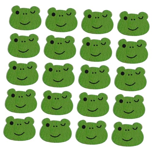 NUOBESTY 50-teiliges Set Mit Tierknöpfen Aus Holz Nähprojekt-set Entzückende Frosch-cartoon-knöpfe Für Basteldekorationen NUOBESTY 50-teiliges Set Mit Tierknöpfen Aus Holz Nähprojekt-set Entzückende Frosch-cartoon-knöpfe Für Basteldekorationen von NUOBESTY