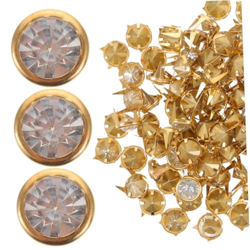 NUOBESTY 50 Stück Kristall Rhinestone Nieten für Diy Kleidung Dekorative Spikes für Taschen und Schuhe Vielseitige Zubehörteile für und Individuelles Design NUOBESTY 50 Stück Kristall Rhinestone Nieten für Diy Kleidung Dekorative Spikes für Taschen und Schuhe Vielseitige Zubehörteile für und Individuelles Design von NUOBESTY