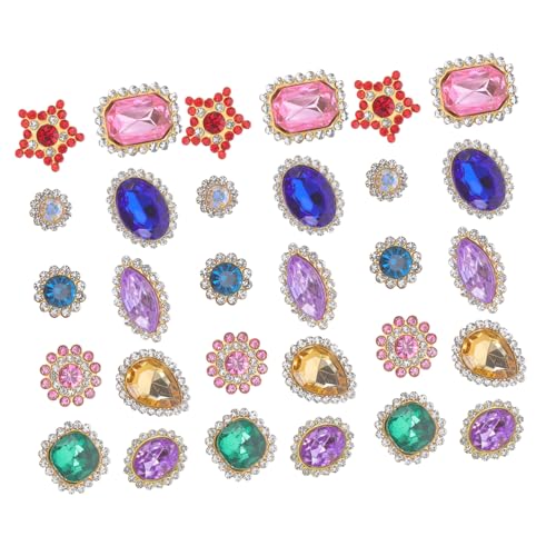 NUOBESTY 50 Stück Kristallverzierungen zum Nähen Diy Schmuck für Haaraccessoires und Bekleidungsprojekte Verschiedenen Farben NUOBESTY 50 Stück Kristallverzierungen zum Nähen Diy Schmuck für Haaraccessoires und Bekleidungsprojekte Verschiedenen Farben von NUOBESTY