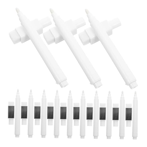 NUOBESTY 50 Stück Magnetische Trocken Abwischbare Whiteboard Stifte Löschbare Stifte Whiteboard Mit Radiergummi Waschbare Trocken Abwischbare Marker Weiße Marker NUOBESTY 50 Stück Magnetische Trocken Abwischbare Whiteboard Stifte Löschbare Stifte Whiteboard Mit Radiergummi Waschbare Trocken Abwischbare Marker Weiße Marker von NUOBESTY
