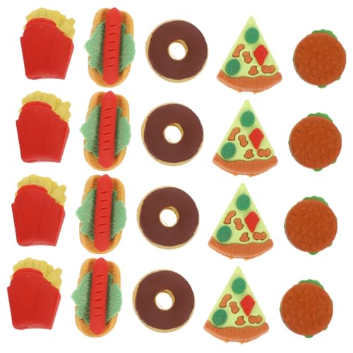 NUOBESTY 50 Stück Mini Food Radiergummis für Niedliche Hamburger Hot Dogs und Pommes Frites Realistische Radierer für Schule Bürobedarf und Klassenpreise NUOBESTY 50 Stück Mini Food Radiergummis für Niedliche Hamburger Hot Dogs und Pommes Frites Realistische Radierer für Schule Bürobedarf und Klassenpreise von NUOBESTY