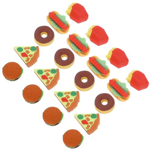 NUOBESTY 50 Stück Mini Lebensmittel Radiergummis für Süßes Hamburger Hot Dog Pommes Frites für Schulbelohnungen Partygäste Praktische Schulmaterialien für Schüler NUOBESTY 50 Stück Mini Lebensmittel Radiergummis für Süßes Hamburger Hot Dog Pommes Frites für Schulbelohnungen Partygäste Praktische Schulmaterialien für Schüler von NUOBESTY