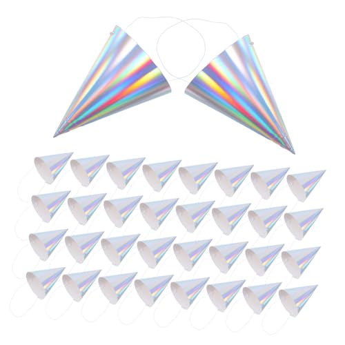 NUOBESTY 50 Stück Papier Cone Partyhüte für Kindergeburtstage und Karnevalsveranstaltungen für Festliche Anlässe und Einfache NUOBESTY 50 Stück Papier Cone Partyhüte für Kindergeburtstage und Karnevalsveranstaltungen für Festliche Anlässe und Einfache von NUOBESTY