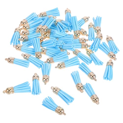 NUOBESTY 50 Stück Schlüsselanhänger Quasten Farbige PU Leder Anhänger Handgefertigte Troddeln für DIY Schmuck Taschen Handy Dekorationen Bunte Anhänger für Bastelprojekte NUOBESTY 50 Stück Schlüsselanhänger Quasten Farbige PU Leder Anhänger Handgefertigte Troddeln für DIY Schmuck Taschen Handy Dekorationen Bunte Anhänger für Bastelprojekte von NUOBESTY
