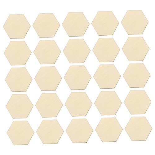 NUOBESTY 50 Stück Sechseck Holzstücke Buchenholz für Diy Bastelprojekte Hochzeit Geburtstag Weihnachtsdekorationen Naturmaterialien für Kreative Handwerke NUOBESTY 50 Stück Sechseck Holzstücke Buchenholz für Diy Bastelprojekte Hochzeit Geburtstag Weihnachtsdekorationen Naturmaterialien für Kreative Handwerke von NUOBESTY