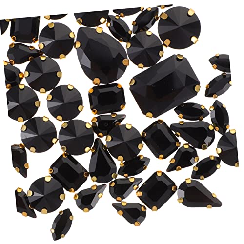 NUOBESTY 50 Stück Teiliges Goldfarbene Krallen Strasssteine zum Annähen Bunte DIY Kristall Accessoires für Kleidung Taschen und Handwerksprojekte Hochwertige Bastelsteine für Textilien NUOBESTY 50 Stück Teiliges Goldfarbene Krallen Strasssteine zum Annähen Bunte DIY Kristall Accessoires für Kleidung Taschen und Handwerksprojekte Hochwertige Bastelsteine für Textilien von NUOBESTY