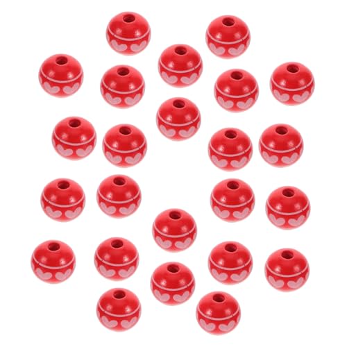 NUOBESTY 50 Stück Teiliges Holzperlen in Herzform mit Löchern Rote Perlen mit Weißem Streifen Valentinstag Schmuckperlen für DIY Armbänder Halsketten und Bastelarbeiten Vielseitig für Party NUOBESTY 50 Stück Teiliges Holzperlen in Herzform mit Löchern Rote Perlen mit Weißem Streifen Valentinstag Schmuckperlen für DIY Armbänder Halsketten und Bastelarbeiten Vielseitig für Party von NUOBESTY