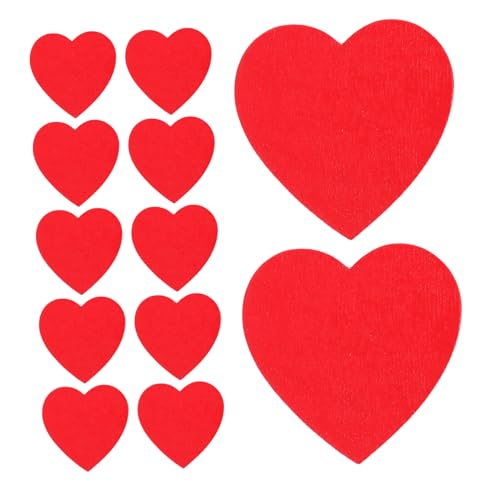 NUOBESTY 50 Stück Teiliges Rote Holzherzen Dicke Holzornamente für DIY Bastelprojekte Leichte Glatte Holzscheiben für Hochzeitsdekoration Valentinstags und Partyaccessoires NUOBESTY 50 Stück Teiliges Rote Holzherzen Dicke Holzornamente für DIY Bastelprojekte Leichte Glatte Holzscheiben für Hochzeitsdekoration Valentinstags und Partyaccessoires von NUOBESTY