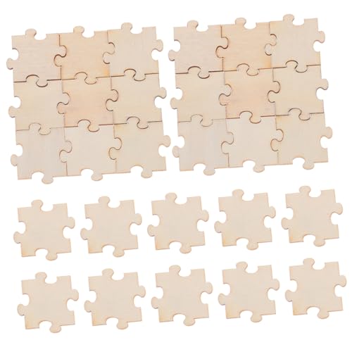 NUOBESTY 50 Stück Unbehandelte Holzpuzzle Quadratische Holzstücke DIY Bastelmaterial Blanko Holzwürfel zum Bemalen und Gravieren für Handgemachte Dekorationen NUOBESTY 50 Stück Unbehandelte Holzpuzzle Quadratische Holzstücke DIY Bastelmaterial Blanko Holzwürfel zum Bemalen und Gravieren für Handgemachte Dekorationen von NUOBESTY