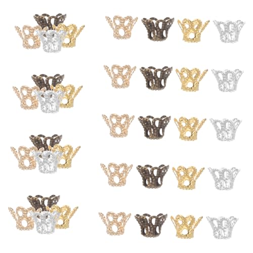 NUOBESTY 500 Stück Abstandsperlen Dekorative Metallkappen Blumenperlenkappen für Abstandhalter Abstandshalterkappen für Schmuck Blumenperlen-Endkappen Blume Messing Perlenkappen NUOBESTY 500 Stück Abstandsperlen Dekorative Metallkappen Blumenperlenkappen für Abstandhalter Abstandshalterkappen für Schmuck Blumenperlen-Endkappen Blume Messing Perlenkappen von NUOBESTY