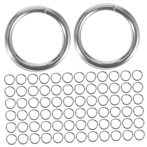 NUOBESTY 500 Stück Edelstahl Sprungringe Doppelschlaufen Schlüsselringe für Schmuckherstellung DIY Schlüsselanhänger Armbänder Halsketten Zubehör Robuste Verbindungsringe NUOBESTY 500 Stück Edelstahl Sprungringe Doppelschlaufen Schlüsselringe für Schmuckherstellung DIY Schlüsselanhänger Armbänder Halsketten Zubehör Robuste Verbindungsringe von NUOBESTY