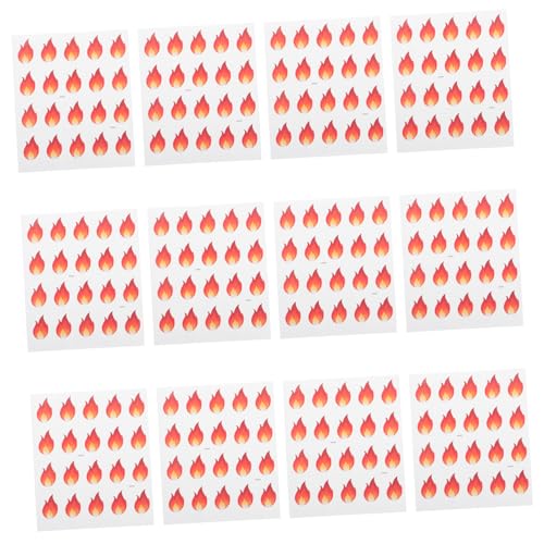 NUOBESTY 500 Stück Flammenaufkleber Süße Feueraufkleber Wasser und Ölbeständige Etiketten für Chili Saucen und Lebensmittelverpackungen Dekoration und DIY Bastelbedarf Realistisches Design NUOBESTY 500 Stück Flammenaufkleber Süße Feueraufkleber Wasser und Ölbeständige Etiketten für Chili Saucen und Lebensmittelverpackungen Dekoration und DIY Bastelbedarf Realistisches Design von NUOBESTY