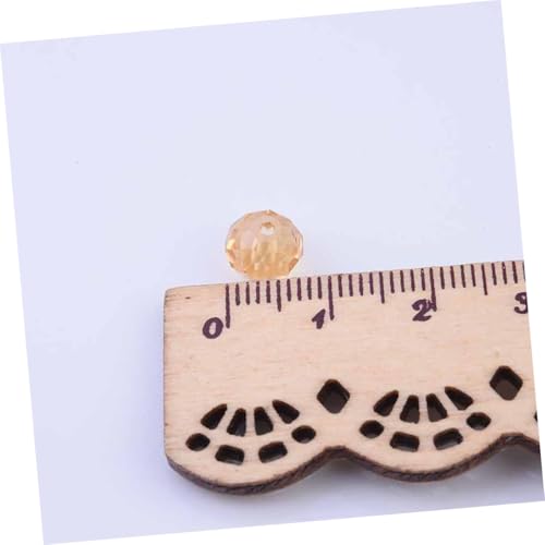 NUOBESTY 500 Stück Kristall Flachperlen Farben Glasperlen zum Auffädeln Schmuckherstellung DIY Spacer Perlen mit Aufbewahrungsbox für Armbänder Halsketten von NUOBESTY