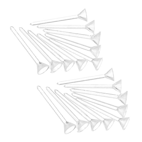 NUOBESTY 500 Stück Kunststoff Piercing Retainer für Strass Ohrstecker Bastelbedarf für Schmuckherstellung für Damen und Herren Wiederverwendbar NUOBESTY 500 Stück Kunststoff Piercing Retainer für Strass Ohrstecker Bastelbedarf für Schmuckherstellung für Damen und Herren Wiederverwendbar von NUOBESTY