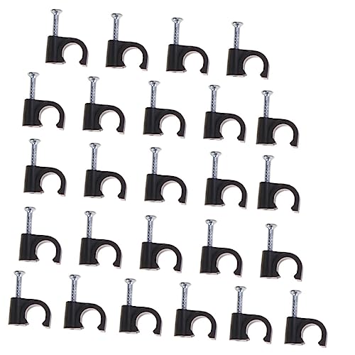 NUOBESTY 500 Stücke Klemmen Kabel Clip Kabel Abdeckungen Grip Schwarz NUOBESTY 500 Stücke Klemmen Kabel Clip Kabel Abdeckungen Grip Schwarz von NUOBESTY