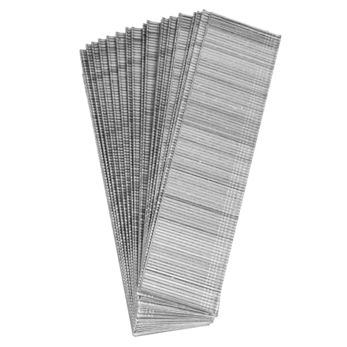 NUOBESTY 5000Stücke Nägel für Nagelpistole Rostfreie Klammern für Möbelbau und Holzarbeiten Langlebig und Robust Präzise Ergebnisse bei DIY Projekten von NUOBESTY