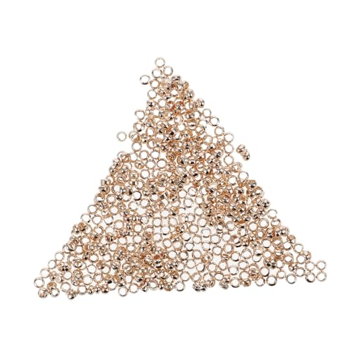 NUOBESTY 500Stücke Spacer Perlen für Schmuckherstellung Vergoldete Abstandsperlen Roségold Perfektes Zubehör für Armbänder Halsketten und DIY Projekte NUOBESTY 500Stücke Spacer Perlen für Schmuckherstellung Vergoldete Abstandsperlen Roségold Perfektes Zubehör für Armbänder Halsketten und DIY Projekte von NUOBESTY