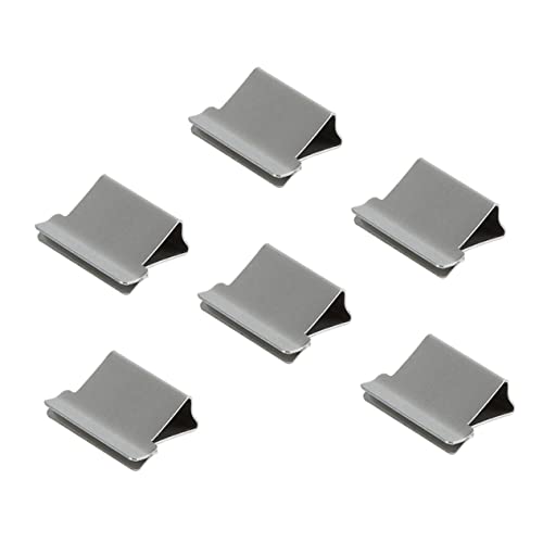 NUOBESTY 50Stücke Nachfüll Clips für Hefter Metall Klammer Spender für Schule Büro Wiederverwendbare Büroklammern Sicheren Binden von Dokumenten von NUOBESTY