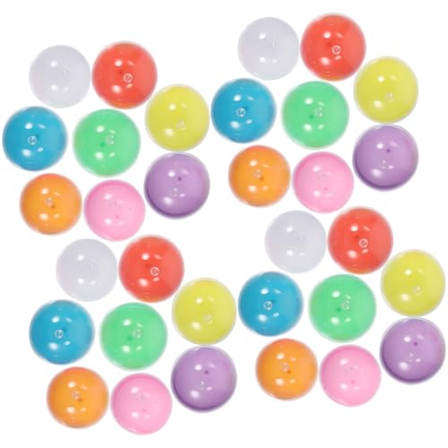 NUOBESTY 50er-pack Leere Lotteriekugeln, 4, 5 Cm Durchmesser, Bunter Kunststoff Für, Halbtransparente Spielzeugkugeln für Partygeschenke, Überraschungen, Diy-projekte von NUOBESTY