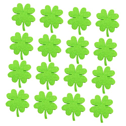 NUOBESTY 50stücke Filz Aufnäher Für -bastelarbeiten Grünes Kleeblatt Für Bekleidung Dekoration Und Haarschmuck Für Patrick Day Und Kreative Projekte NUOBESTY 50stücke Filz Aufnäher Für -bastelarbeiten Grünes Kleeblatt Für Bekleidung Dekoration Und Haarschmuck Für Patrick Day Und Kreative Projekte von NUOBESTY