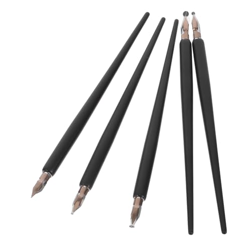 NUOBESTY 5Er Set Stift Kalligraphie-Kits für Anfänger Dekoration zeichnen Kalligraphie-Füllfederhalter Füllfederhalter zum Zeichnen Holz von NUOBESTY