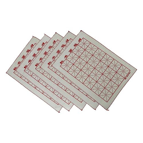 NUOBESTY 5St Kalligrafie-Übungsmatte Filzkissen Kalligraphie-Kissen Kissen zum Malen Filzmatten für Kalligrafie Traditionelle chinesische Malerei gefühlt Japan Schreibblock von NUOBESTY