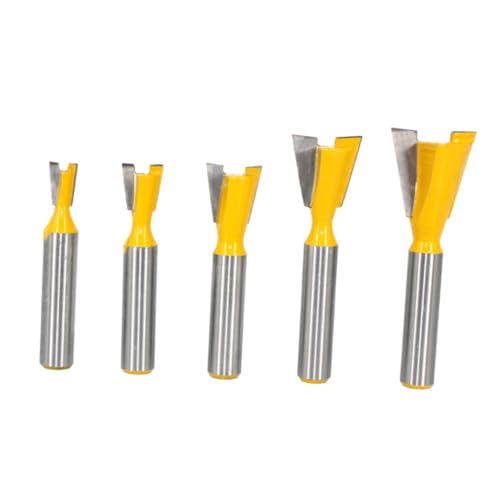 NUOBESTY 5er-sets Schwalbenschwanzverbindungen Bits Holzbearbeitungswerkzeuge Router-tool Fräser Router-bit Werkzeug Zur Herstellung Von Schubladen Und Truhen Legierung NUOBESTY 5er-sets Schwalbenschwanzverbindungen Bits Holzbearbeitungswerkzeuge Router-tool Fräser Router-bit Werkzeug Zur Herstellung Von Schubladen Und Truhen Legierung von NUOBESTY
