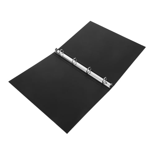 NUOBESTY 6 Notebooktasche Hefter Mit Losen Blättern Dokumentenmappe Ordner Mit Losen Blättern Bindealbum Nachfüllbarer Notizbuchordner Bindemittelschutz Loseblattordner Black Kraftpapier von NUOBESTY