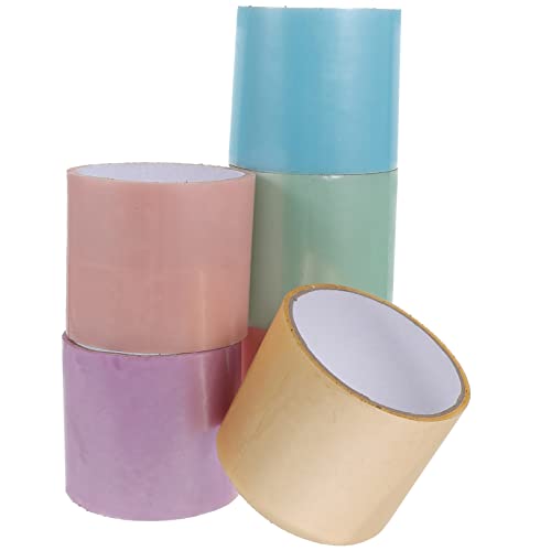 NUOBESTY 6 Rollen Klebeband für Stressabbau Sticky Ball Tapes Pädagogisches Dekompressionsspielzeug Sicherem für Erwachsene zur Stressbewältigung von NUOBESTY