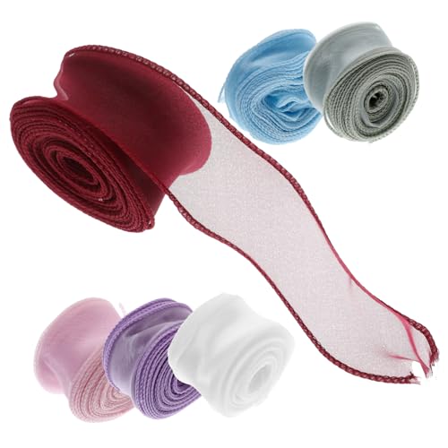 NUOBESTY 6 Rollen Teiliges Satinband Geschenkband pro Rolle Mehrfarbiges und Blumenwickelband Strapazierfähigem Vielseitig für Diy Deko Schleifen Hochzeitsdeko und Partygestaltung NUOBESTY 6 Rollen Teiliges Satinband Geschenkband pro Rolle Mehrfarbiges und Blumenwickelband Strapazierfähigem Vielseitig für Diy Deko Schleifen Hochzeitsdeko und Partygestaltung von NUOBESTY