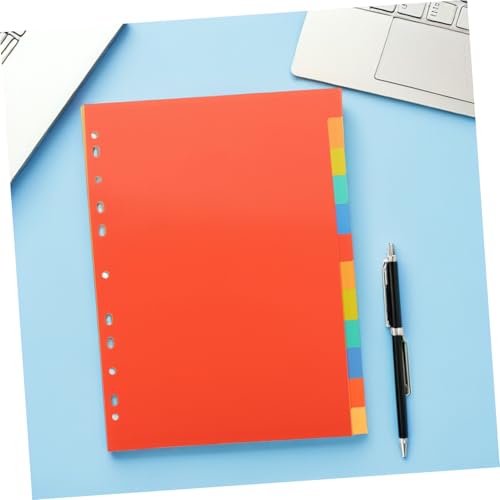 NUOBESTY 6 Sätze Losblatt-Loch-Indexseite Loseblatt-Notizbücher ordner trennstreifen Registerkarten zum Trennen von Dateien Bindemittel -Separatoren Dateiteiler mit Registerkarten PVC NUOBESTY 6 Sätze Losblatt-Loch-Indexseite Loseblatt-Notizbücher ordner trennstreifen Registerkarten zum Trennen von Dateien Bindemittel -Separatoren Dateiteiler mit Registerkarten PVC von NUOBESTY