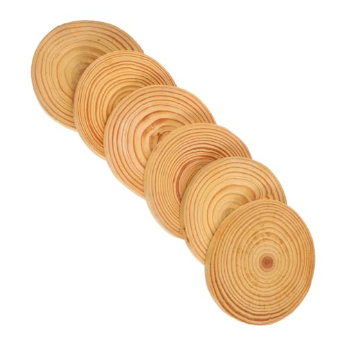 NUOBESTY 6 Stück DIY Rustikale Untersetzer zum Bemalen für Heimdekoration und Tischschutz NUOBESTY 6 Stück DIY Rustikale Untersetzer zum Bemalen für Heimdekoration und Tischschutz von NUOBESTY