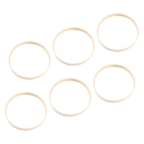 NUOBESTY 6 Stück Diy Macrame Hoops für Hochzeitsdekorationen Wandbehang und Bastelprojekte Langlebig und Benutzerfreundlich von NUOBESTY