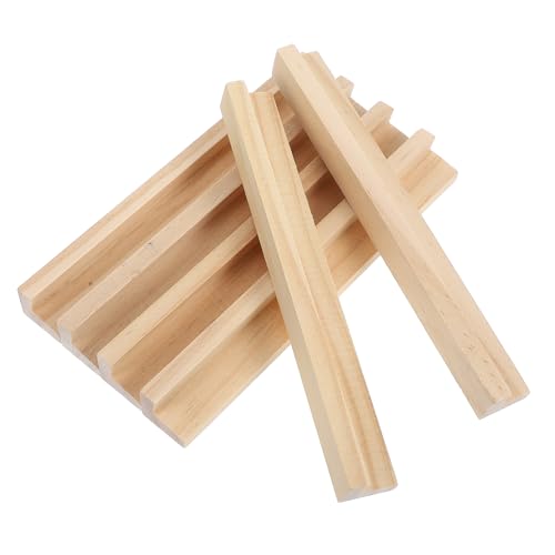 NUOBESTY 6 Stück Englische Alphabetbasis Domino-Halter Dominoständer aus Holz, Dominohalter Zubehör für Brettspiele Domino-Ständer Domino-Zubehör Halter für Dominosteine Kiefernholz Beige NUOBESTY 6 Stück Englische Alphabetbasis Domino-Halter Dominoständer aus Holz, Dominohalter Zubehör für Brettspiele Domino-Ständer Domino-Zubehör Halter für Dominosteine Kiefernholz Beige von NUOBESTY
