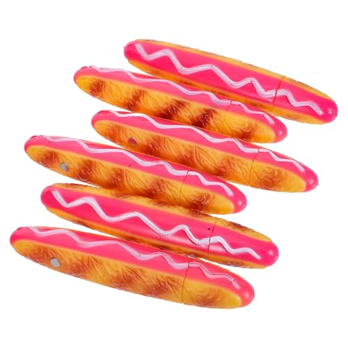 NUOBESTY 6 Stück Hot Dog Kugelschreiber Lustige Realistische Schreibstifte für Originelles Schreibwaren- zum Schulanfang Praktische Dekorative Stifte für Schule und Party NUOBESTY 6 Stück Hot Dog Kugelschreiber Lustige Realistische Schreibstifte für Originelles Schreibwaren- zum Schulanfang Praktische Dekorative Stifte für Schule und Party von NUOBESTY