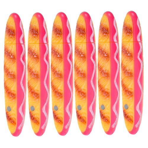 NUOBESTY 6 Stück Hot Dog Kugelschreiber aus Stabilem Kunststoff Lustige Schreibstifte für Jungen Originelle Schul Partyartikel Vielseitige Schreibwerkzeuge als für Schüler NUOBESTY 6 Stück Hot Dog Kugelschreiber aus Stabilem Kunststoff Lustige Schreibstifte für Jungen Originelle Schul Partyartikel Vielseitige Schreibwerkzeuge als für Schüler von NUOBESTY