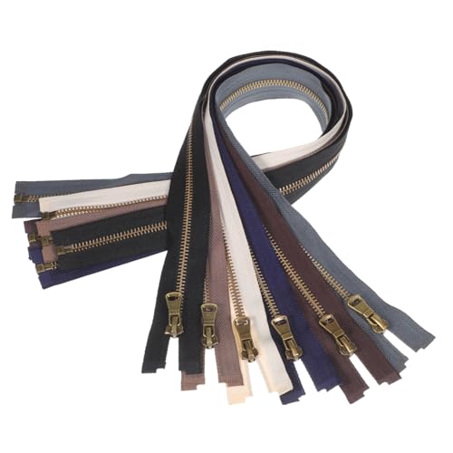NUOBESTY 6 Stück Metallreißverschlüsse für Jacken Langlebig Vielseitig und Elegant für Bekleidung Nähprojekte und Diy für Verschiedene Jackenarten Reibungsloser Betrieb und Ansprechendes NUOBESTY 6 Stück Metallreißverschlüsse für Jacken Langlebig Vielseitig und Elegant für Bekleidung Nähprojekte und Diy für Verschiedene Jackenarten Reibungsloser Betrieb und Ansprechendes von NUOBESTY