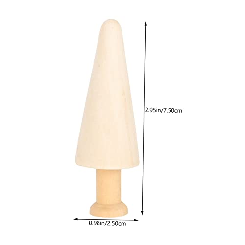 NUOBESTY 6 Stück Mini Holzbäume zum Bemalen Unfertige Holzdekorationen für DIY Bastelbedarf Osterdeko Kleine Holzfiguren für Gestaltung und Heimdekoration NUOBESTY 6 Stück Mini Holzbäume zum Bemalen Unfertige Holzdekorationen für DIY Bastelbedarf Osterdeko Kleine Holzfiguren für Gestaltung und Heimdekoration von NUOBESTY