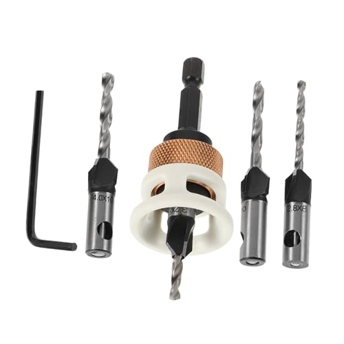 NUOBESTY 6 Stück Senkbohrer Bohrer Set langlebiger Bohrer Bohrersatz -teilig Präzisionsbohrer für Holz verstellbarer Bohrer Schrankinstallationswerkzeuge Holzspalter-Bohrer Kohlenstoffstahl NUOBESTY 6 Stück Senkbohrer Bohrer Set langlebiger Bohrer Bohrersatz -teilig Präzisionsbohrer für Holz verstellbarer Bohrer Schrankinstallationswerkzeuge Holzspalter-Bohrer Kohlenstoffstahl von NUOBESTY