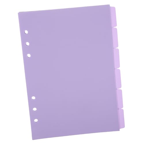 NUOBESTY 6 Stück Teiliges Farbiger Register Trennblätter Lochung aus Robustem für Ringordner Praktische Organizer mit Beschreibbaren Tabs für Büro Schule Studium und Zuhause NUOBESTY 6 Stück Teiliges Farbiger Register Trennblätter Lochung aus Robustem für Ringordner Praktische Organizer mit Beschreibbaren Tabs für Büro Schule Studium und Zuhause von NUOBESTY