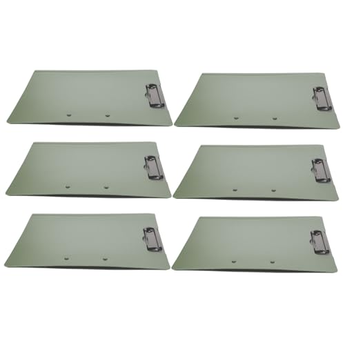 NUOBESTY 6 Stück Teiliges Klemmbrett mit Horizontalem Vertikalem Clip Drehbare Faltbare Dokumentenmappe für Lehrer Büro Konferenz Sicherer Papierhalter und Reisefreundlich NUOBESTY 6 Stück Teiliges Klemmbrett mit Horizontalem Vertikalem Clip Drehbare Faltbare Dokumentenmappe für Lehrer Büro Konferenz Sicherer Papierhalter und Reisefreundlich von NUOBESTY