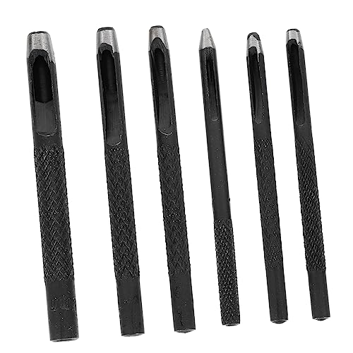 NUOBESTY 6 Stück Teiliges Locheisen für Runde Lochstanzer Industrielle Vielseitig Einsetzbar für Reparaturen Verschiedene für Bedürfnisse NUOBESTY 6 Stück Teiliges Locheisen für Runde Lochstanzer Industrielle Vielseitig Einsetzbar für Reparaturen Verschiedene für Bedürfnisse von NUOBESTY