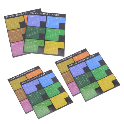 NUOBESTY 6 Stück Teiliges Selbstklebende Kalenderaufkleber mit Monatsindex Haftnotiz trennblätter zur Einfachen Monatsorganisation Vielseitige Notizbuch planer etiketten für Büro und NUOBESTY 6 Stück Teiliges Selbstklebende Kalenderaufkleber mit Monatsindex Haftnotiz trennblätter zur Einfachen Monatsorganisation Vielseitige Notizbuch planer etiketten für Büro und von NUOBESTY
