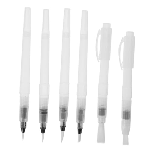 NUOBESTY 6 Stück Teiliges Set Nachfüllbare Aquarellpinsel mit Verschiedenen Waschbare Wasserfarben Pinsel für DIY Malerei Kalligraphie und Zeichnungen für Anfänger und Kreative Projekte NUOBESTY 6 Stück Teiliges Set Nachfüllbare Aquarellpinsel mit Verschiedenen Waschbare Wasserfarben Pinsel für DIY Malerei Kalligraphie und Zeichnungen für Anfänger und Kreative Projekte von NUOBESTY