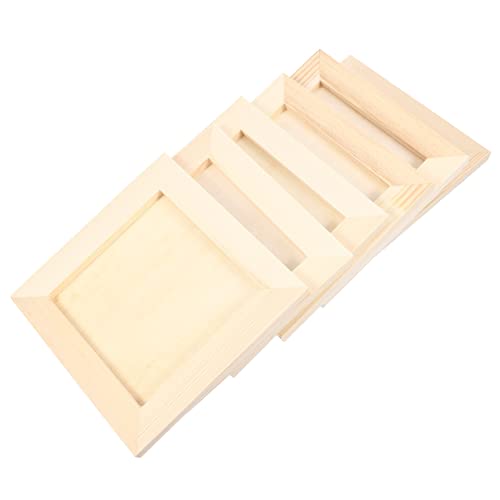 NUOBESTY 6 Stücke Unfertiges Holz Unfertiges Holz Bilderrahmen DIY Bilderrahmen Basteln DIY NUOBESTY 6 Stücke Unfertiges Holz Unfertiges Holz Bilderrahmen DIY Bilderrahmen Basteln DIY von NUOBESTY