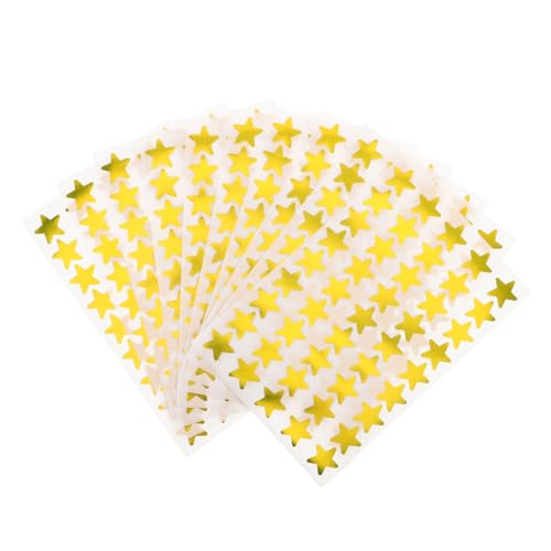 NUOBESTY 60 Blatt Kleine Goldene Sternaufkleber für Selbstklebende Glänzende Aluminiumfolie Belohnungssticker Einfach Abziehbar für Scrapbooking Basteln Schule und Dekorationen NUOBESTY 60 Blatt Kleine Goldene Sternaufkleber für Selbstklebende Glänzende Aluminiumfolie Belohnungssticker Einfach Abziehbar für Scrapbooking Basteln Schule und Dekorationen von NUOBESTY