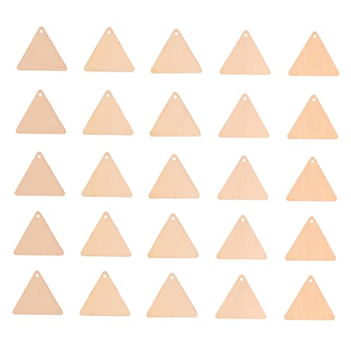 NUOBESTY 60 Mm Holzdreieckscheiben Glatt Zum Bemalen Für Hochzeiten Weihnachtsdekoration 60 Stück NUOBESTY 60 Mm Holzdreieckscheiben Glatt Zum Bemalen Für Hochzeiten Weihnachtsdekoration 60 Stück von NUOBESTY