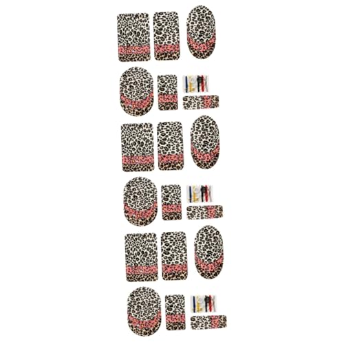 NUOBESTY 60 Stk stärken bastelzeug desouses iron on wdesigns Flecken the craft cargojeans dekoringe Aufbügeln jeans dekoration leopard textilien aufbügelbilder Stelle Patch Knieschützer von NUOBESTY