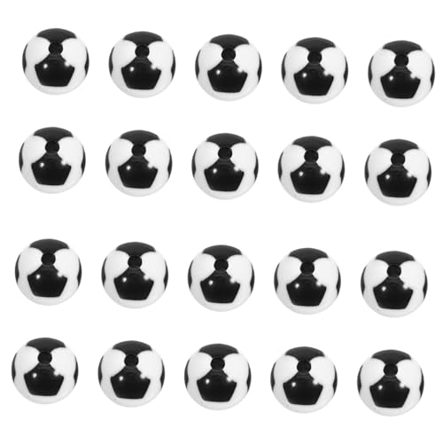 NUOBESTY 60 Stück Acryl Fußballperlen Sportliche Schmuck Spacer Beads für DIY Armbänder Halsketten Kreative Schmuckherstellung Zubehör NUOBESTY 60 Stück Acryl Fußballperlen Sportliche Schmuck Spacer Beads für DIY Armbänder Halsketten Kreative Schmuckherstellung Zubehör von NUOBESTY