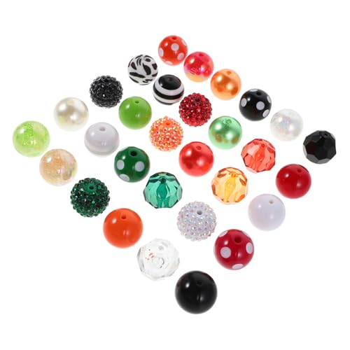 NUOBESTY 60 Stück Bunte Resin Perlen Klobige Farbige Strassperlen für Armbänder und Diy Schmuckherstellung Leichte und Glatte Oberfläche Einfache Handhabung NUOBESTY 60 Stück Bunte Resin Perlen Klobige Farbige Strassperlen für Armbänder und Diy Schmuckherstellung Leichte und Glatte Oberfläche Einfache Handhabung von NUOBESTY